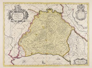 Ducatus Gelriae pars quarta quae est Arnhemiensis siue Velavia autorstwa Unbekannter Künstler