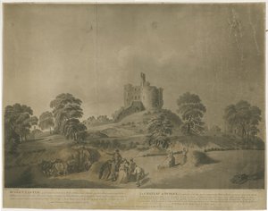Zamek Dudley: - Twierdza: akwatinta z wyrytym opisem, bd [ok. 1793] autorstwa Unbekannt