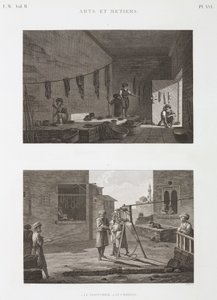 Dye & Pigment Industry Barwienie i produkcja lin, Egipt, ok. 1798 autorstwa Unbekannt