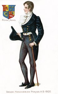 Angielski dandys 1800 autorstwa Unbekannter Künstler