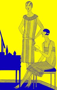 Moda: bielizna na wiosnę 1928 autorstwa Unbekannter Künstler