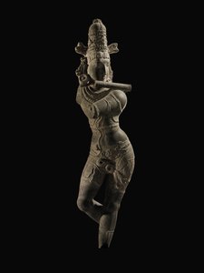 Figura Venugopala, południowe Indie, późny Chola / wczesny okres Vijayanagar, koniec XIII / początek XIV wieku autorstwa Unbekannt