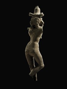 Figura Venugopala, południowe Indie, późny Chola / wczesny okres Vijayanagar, koniec XIII / początek XIV wieku autorstwa Unbekannt