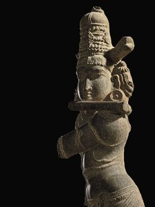 Figura Venugopala, południowe Indie, późny Chola / wczesny okres Vijayanagar, koniec XIII / początek XIV wieku autorstwa Unbekannt