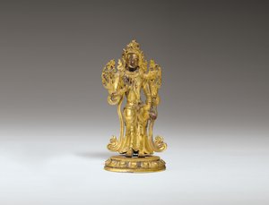 Figura Bodhisattwy, XVIII-XIX w. autorstwa Unbekannt