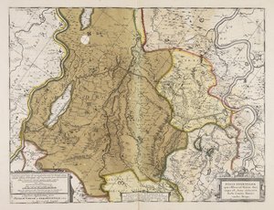 Fossa Eugeniana quae a Rheno ad Mosam duci coepta est anno MDCXXVII ductu comitis Henrici vanden Berge autorstwa Unbekannter Künstler
