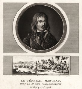 Francois Severin Marceau, francuski generał-rewolucjonista autorstwa Unbekannt