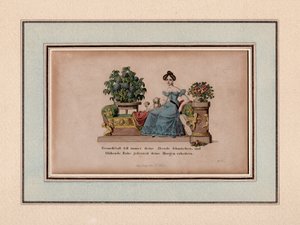 Przyjaźń zawsze będzie ozdobą twoich wieczorów, Augsburg, ok. 1830 r. (rycina) autorstwa Unbekannter Künstler