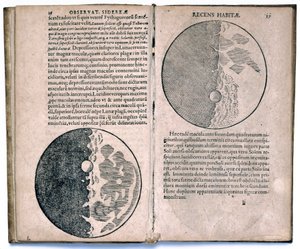 Obserwacje Księżyca Galileusza autorstwa Unbekannt