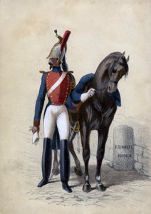Garde de Paris, ze swoim koniem autorstwa Unbekannter Künstler