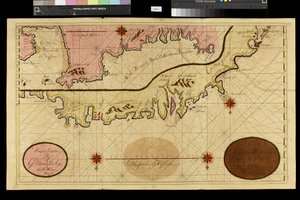 Mapa geograficzna: reprezentacja Cartageny w Kolumbii, wykonana przez holenderskiego kartografa Gerarda van Keulena (1678-1726) 1709-1713. Biblioteca Angelica, Rzym autorstwa Unbekannter Künstler