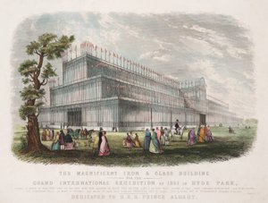 Wielka Wystawa 1851 The Crystal Palace, Londyn autorstwa Unbekannt
