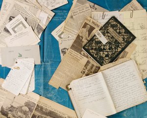 Zespół materiałów archiwalnych obejmujący korespondencję, wycinki z gazet, projekty, patenty, materiały wykładowe i modele pieców; autorstwa Unbekannt