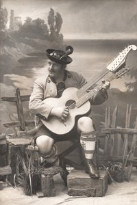 Gustav Rechl, Niemcy 1908 (czarno-białe zdjęcie) autorstwa Unbekannter Künstler
