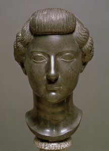 Głowa Liwii Drusilla (56 pne-29 ne) Roman, ok. 30 pne (bazalt) autorstwa Unbekannt