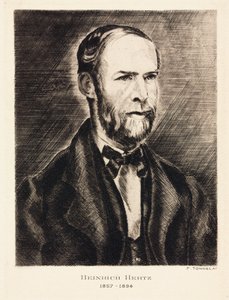Heinrich Hertz, fizyk niemiecki, koniec XIX wieku autorstwa Unbekannt