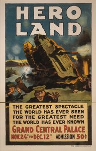 Plakat Hero Land, Nowy Jork, Nowy Jork autorstwa Unbekannt