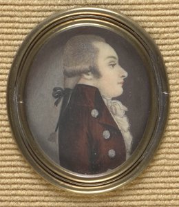 Pan z profilu (Wolfgang Amadeus Mozart?) autorstwa Unbekannter Künstler
