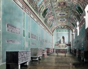 Wnętrze muzeum na lateranie autorstwa Unbekannter Künstler