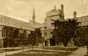 Jesus College, Oxford autorstwa Unbekannter Künstler