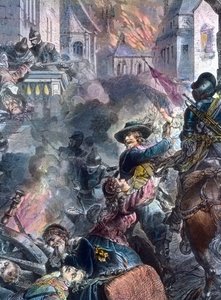 Johann Tserclaes walczący pod Magdeburgiem autorstwa Unbekannter Künstler