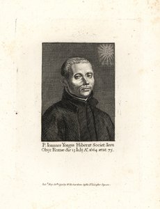 John Yonge, Ioannes Yongus, irlandzki ksiądz jezuita, zm. w 1664 r. w wieku 75 lat. Miedzioryt z dzieła Williama Richarda Portraits Illustrating Granger