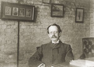 Joseph John Thomson, fizyk angielski, ok. 1900 autorstwa Unbekannter Künstler