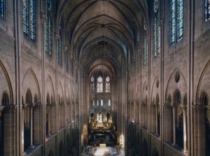 Katedra Notre Dame de Paris, Paryż 4. Budowa od 1160 r., renowacja: Viollet Le Duc autorstwa Unbekannter Künstler