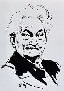 Leoš Janáček (tusz na papierze) autorstwa Unbekannt