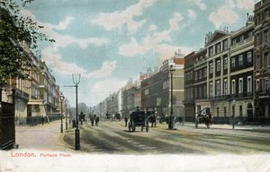 Londyn - Portland Place autorstwa Unbekannter Künstler