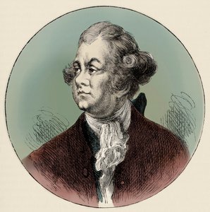 Lord Frederick North - portret autorstwa Unbekannter Künstler