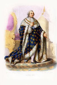 Ludwik XVI król Francji (grafika)