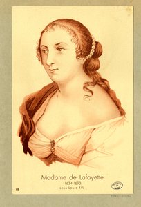 Madame de Lafayette autorstwa Unbekannter Künstler