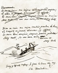 Rękopis Charlesa Baudelaire