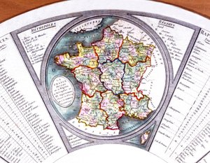 Mapa Francji autorstwa Unbekannter Künstler