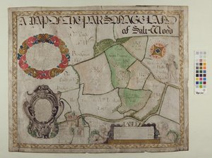 Mapa plebanii Saltwood