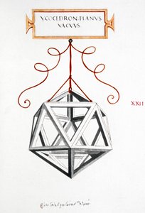 Rysunki matematyczne Dwudziestościan Leonarda da Vinci autorstwa Unbekannt