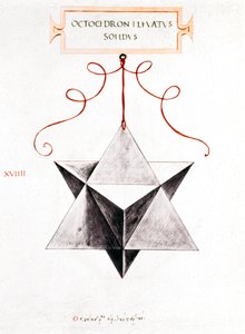 Rysunki matematyczne Oktaedron Da Vinci autorstwa Unbekannt