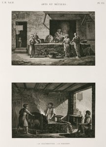 Metale, Miedź Kowal i kowal, Egipt, ok. 1798 autorstwa Unbekannt