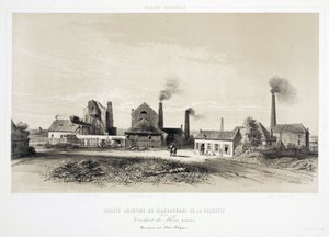 Górnictwo, Coal De la Cossette Coalmining Company, Belgia autorstwa Unbekannt