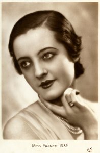 Miss Francji 1932 (pocztówka) autorstwa Unbekannt