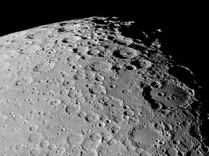 Kratery Moretus i Clavius autorstwa Unbekannt