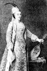 Matka francuskiego poety Andre Chenier, który otworzył salon literacki w 1767 r. Neg C5640PL autorstwa Unbekannter Künstler