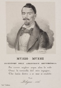 Muzio Muzzi, włoski baloniarz autorstwa Unbekannt