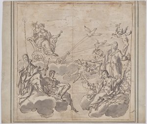 Scena mitologiczna autorstwa Unbekannter Künstler