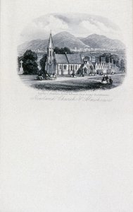 Newland Church and Almshouses, Worcestershire (grawerowanie) autorstwa Unbekannt