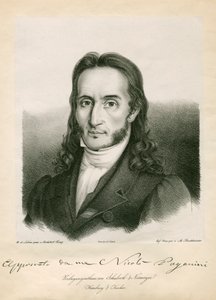 Niccolo Paganini - portret autorstwa Unbekannt