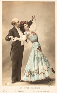 Stara pocztówka/Odwrócony taniec/Angele Heraud autorstwa William M. Timlin