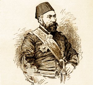 Osman Pasha (Obrońca Plevny) autorstwa Unbekannter Künstler