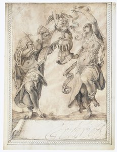 Strona z Albumu Amicorum Philippa Hainhofera, 1596-1633 autorstwa Unbekannt